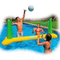 Kit Volei Inflável Para Piscina Com Bola E Rede Intex 56508 Menor preço em Kit Volei Inflável Para Piscina Com Bola E Rede Intex 56508