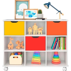 Nicho Organizador com 3 gavetas color e rodízios - Qmovi é boa?