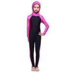 Biquíni Meisje Novas Crianças Muçulmanas Roupas De Banho Meninas Dividir Duas Peças Maiô Com Encobrir Maiô Beachwear Biquíni Meisje Novas Crianças Muçulmanas Roupas De Banho Meninas Dividir Duas Peças Maiô Com Encobrir Maiô Beachwear