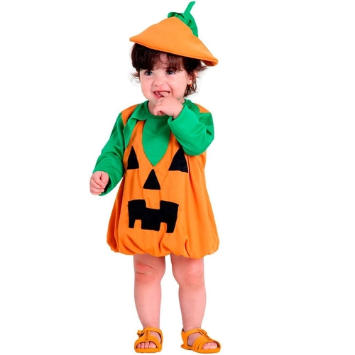 Fantasia Halloween Abóbora  Roupa Infantil para Bebê Usado