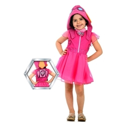 Fantasia Patrulha Canina Infantil Vestido Skye Com Gorro Menor preço em Fantasia Patrulha Canina Infantil Vestido Skye Com Gorro