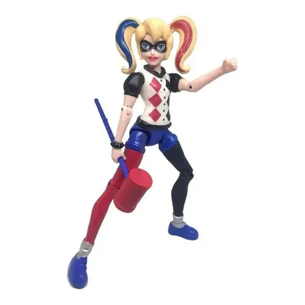 Boneco Action Figure Arlequina Harley Quinn 30 cm Batman Coringa em  Promoção na Americanas