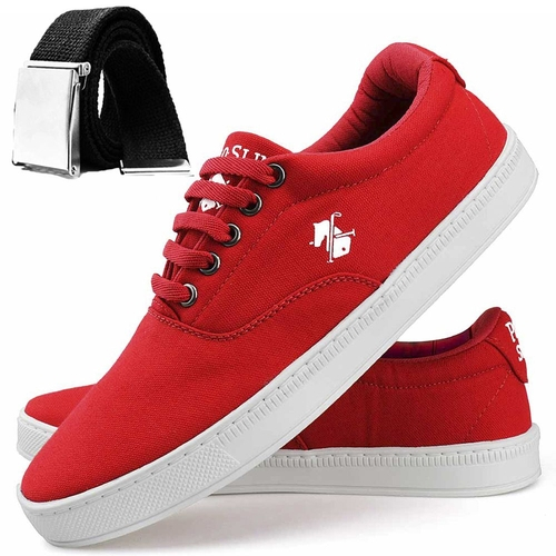 sapatênis vermelho masculino