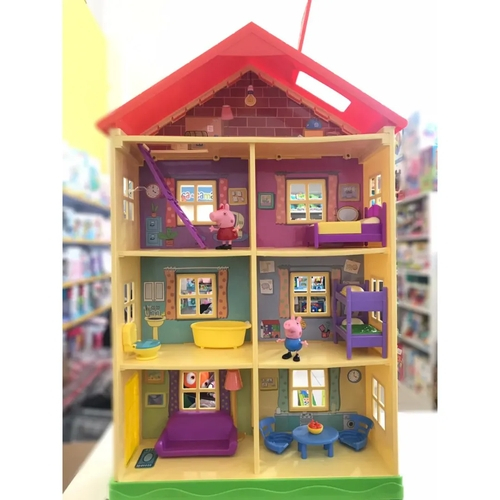 Casinha Casa Gigante Completa Com Acessórios Peppa Pig Sunny