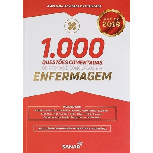 1.000 QUESTOES COMENTADAS DE PROVAS E CONCURSOS EM ENFERMAGEM - 2a ED ...