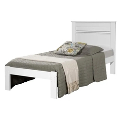 Cama de Solteiro Dallas II Branco - Tebarrot Móveis Menor preço em Cama de Solteiro Dallas II Branco - Tebarrot Móveis