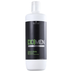 Shampoo Schwarzkopf Professional 3DMension Hair & Body 1000ml Menor preço em Shampoo Schwarzkopf Professional 3DMension Hair & Body 1000ml