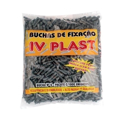 Bucha Plástica Fixação Ivplast N.6 - Embalagem c/ 1.000 unidades é boa?