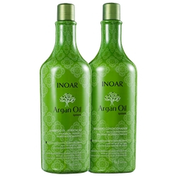 Menor preço em Kit Inoar Argan Oil System Argan Oil Salon Duo (2 Produtos)