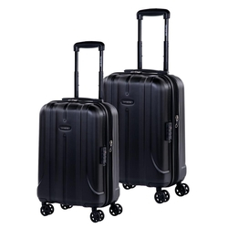Conjunto de Malas de Viagem Expansível em Policarbonato SAMSONITE Fiero Cadeado TSA 2Pcs P/M Preta Menor preço em Conjunto de Malas de Viagem Expansível em Policarbonato SAMSONITE Fiero Cadeado TSA 2Pcs P/M Preta