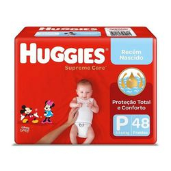 Fralda Huggies Supreme Care P - 48 Fraldas Menor preço em Fralda Huggies Supreme Care P - 48 Fraldas