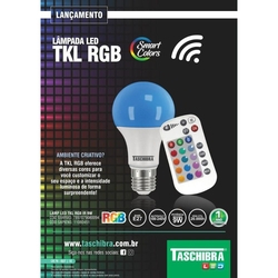 Lâmpada Smart Colors Led TKL RGB 9W E27 - Taschibra é boa?