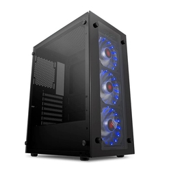 Gabinete Pichau Gaming Magpie III Lateral/Frontal Vidro Led Azul, PGMA-03-BLUE Menor preço em Gabinete Pichau Gaming Magpie III Lateral/Frontal Vidro Led Azul, PGMA-03-BLUE
