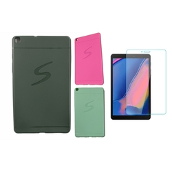 Capa Case de Silicone Rígido para Tablet Samsung Galaxy Tab A 8 T290 T295 Película Vidro Menor preço em Capa Case de Silicone Rígido para Tablet Samsung Galaxy Tab A 8 T290 T295 Película Vidro