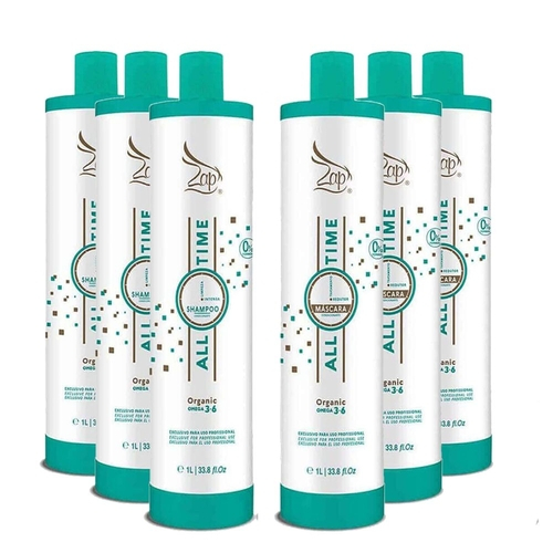 Qual o preço do(a)Kit 3 Zap Professional Escova Progressiva All Time Orgânica - 2x1 Litro Kit 3 Zap Professional Escova Progressiva All Time Orgânica - 2x1 Litro