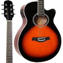 Menor preço em Violão Elétrico Aço Giannini GSF1D CEQ Three Tone Sunburst