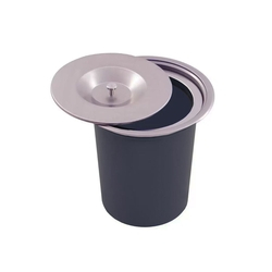 Lixeira Pia Embutir 5 Litros Tampa Inox Escovado - Kzi Menor preço em Lixeira Pia Embutir 5 Litros Tampa Inox Escovado - Kzi