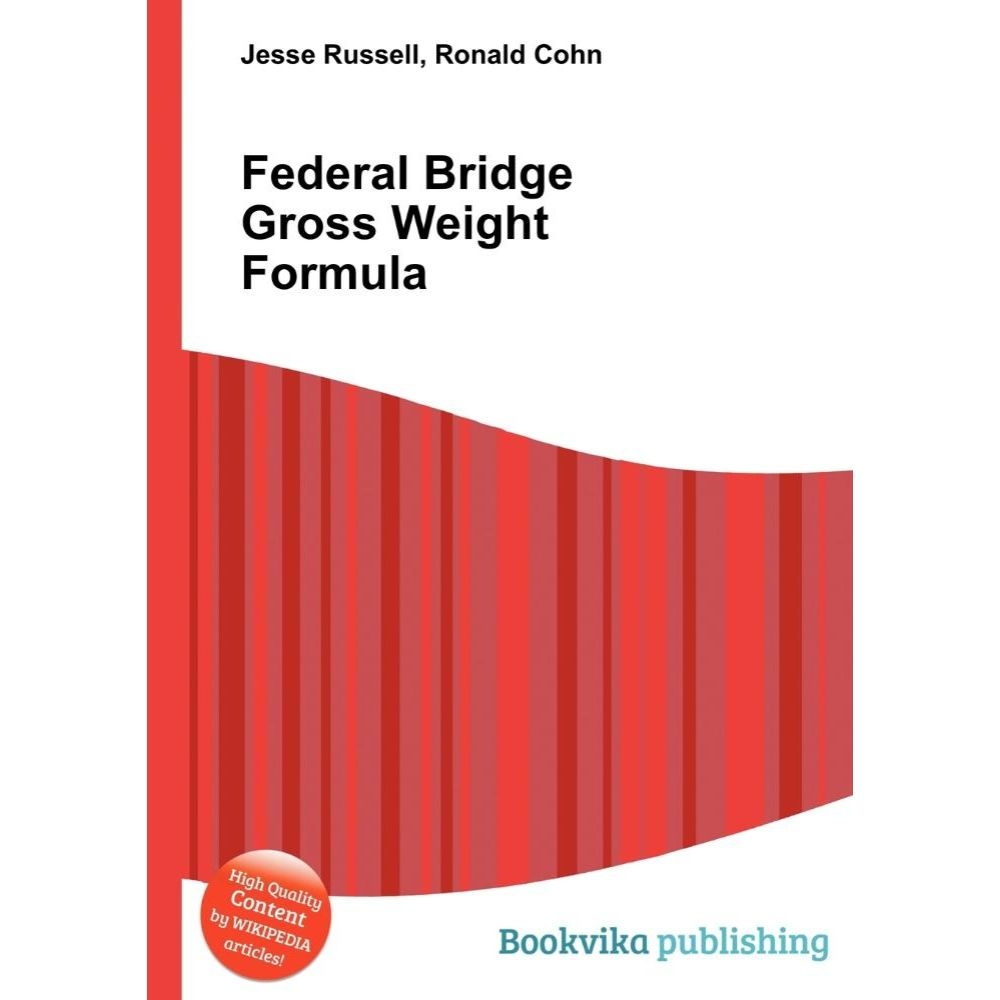 Federal Bridge Gross Weight Formula em Promoção | Ofertas na Americanas