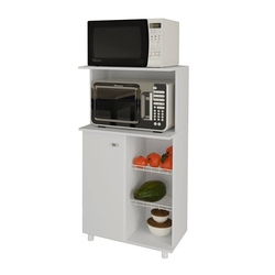 Menor preço em Balcão Para Forno E Microondas Com Fruteira BF3207 Branco Tecno Mobili