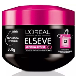 Creme de Tratamento Elséve Arginina Resist X3 Fortif 300g Menor preço em Creme de Tratamento Elséve Arginina Resist X3 Fortif 300g