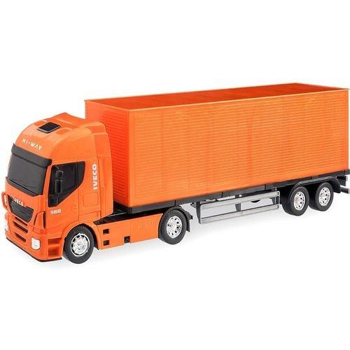 CAMINHAO CARRETA BAU DE BRINQUEDO GIGANTE PLAST E MAD 70CM