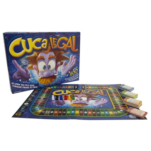 Combo - Jogo Cuca Legal 600 Perguntas + 6 Jogos Clássicos Damas