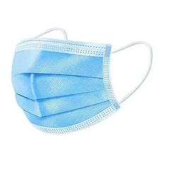 Menor preço em Kit 100 Máscaras Tripla Camada Tnt Descartável Clip Nasal