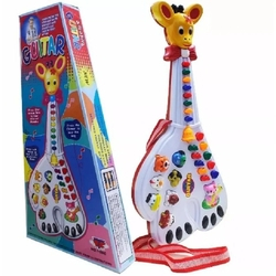 Guitarra Musical Infantil Girafa 26 Teclas Sons E 10 Músicas é boa?