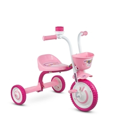 Triciclo Infantil Feminino Rosa You 3 - Nathor é boa?