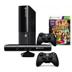 Console Xbox 360 Super Slim 4GB + Kinect + 2 Controles Menor preço em Console Xbox 360 Super Slim 4GB + Kinect + 2 Controles