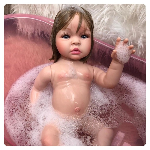 Boneca Bebê Reborn Silicone Barato Menina Bebe Original Barata