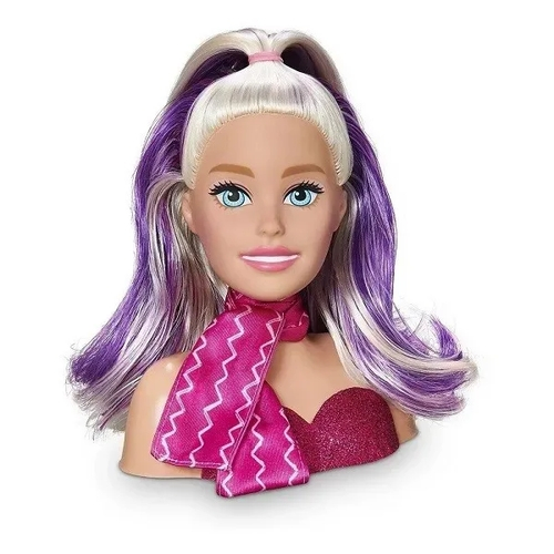 Boneca Barbie Busto Maquiagem e Cabelo Pupee 1282 – Starhouse Mega Store