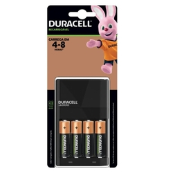 Carregador de Pilha Duracell AA/AAA C/ 4 Pilhas Recarregável Menor preço em Carregador de Pilha Duracell AA/AAA C/ 4 Pilhas Recarregável