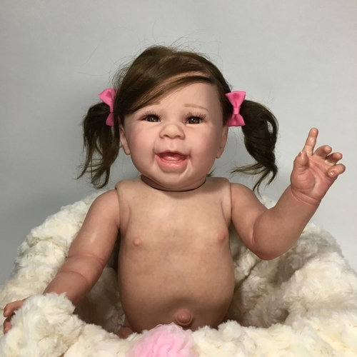 Bebê Reborn Menina Corpo De Silicone Realista Pronta Entrega