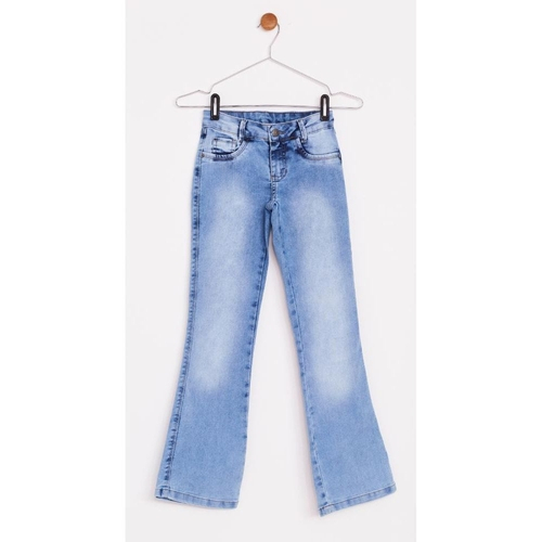 calça flare jeans juvenil