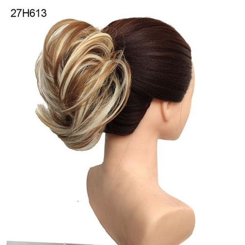 Natural Hair Chignon 30g Synthetic Donut Hair Bun Pad Popular High