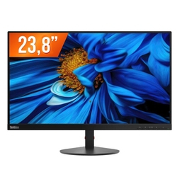 Monitor LED 23.8" Lenovo Full HD Think Vision S24e-03 Antirreflexo HDMI VGA 6ms Preto Bivolt Menor preço em Monitor LED 23.8" Lenovo Full HD Think Vision S24e-03 Antirreflexo HDMI VGA 6ms Preto Bivolt