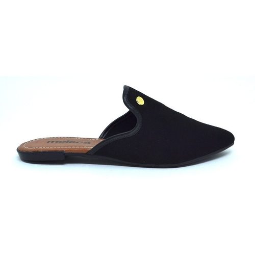 mule feminino camurça