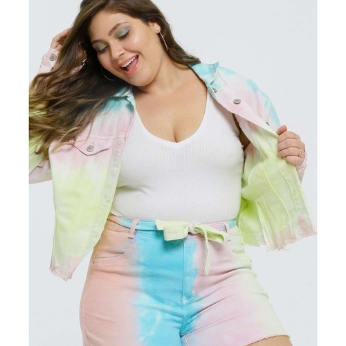 jaqueta sarja feminina plus size