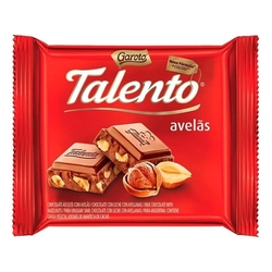 Chocolate Talento Chocolate ao Leite c/ Avelã 90g 12 Unidades - Garoto Menor preço em Chocolate Talento Chocolate ao Leite c/ Avelã 90g 12 Unidades - Garoto