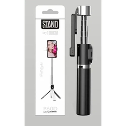 Bastão de Selfie Com tripé Luz Led 2 Intensidades Com controle Bluetooth Menor preço em Bastão de Selfie Com tripé Luz Led 2 Intensidades Com controle Bluetooth