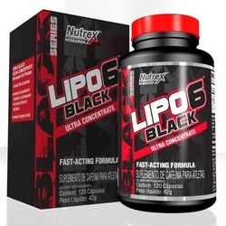 Lipo 6 Black Ultra Concentrado (120 cápsulas) Nutrex Menor preço em Lipo 6 Black Ultra Concentrado (120 cápsulas) Nutrex