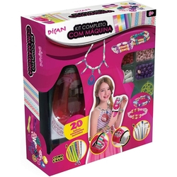 Kit de Pulseiras Completo com Maquina - Dican 4505 Menor preço em Kit de Pulseiras Completo com Maquina - Dican 4505