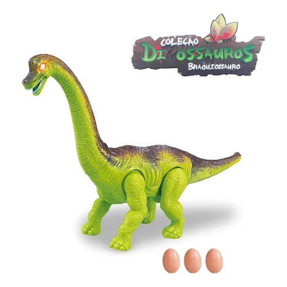 Dinossauro Rex Verde Bota Ovo Movimento Som Luzes Dino em Promoção na  Americanas