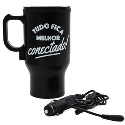 Caneca termica usb - tudo fica melhor Menor preço em Caneca termica usb - tudo fica melhor