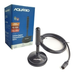 Antena Interna Tv Digital Hdtv Full HD Dtv-100 Cabo 2,5 metros Aquário Menor preço em Antena Interna Tv Digital Hdtv Full HD Dtv-100 Cabo 2,5 metros Aquário