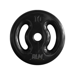 Anilha Emborrachada 10 Kg - Preta Menor preço em Anilha Emborrachada 10 Kg - Preta