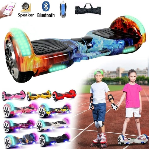 Hoverboard Bluetooh 6,5 - Gelo e Fogo - Com Led em Promoção na Americanas