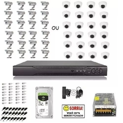 Menor preço em Kit Cftv 24 Câmeras Infra 1200l + Dvr 32 Canais + Fonte