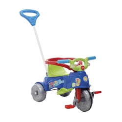 Triciclo Motoca Infantil Passeio Azul com Empurrador e Cobertura BW003-A  IMPORTWAY - Velotrol e Triciclo a Pedal - Magazine Luiza